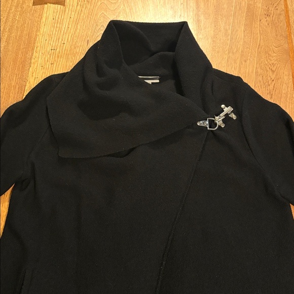 Garnet Hill Asymmetrical Boiled Wool Coat 8 - Picture 2 of 8